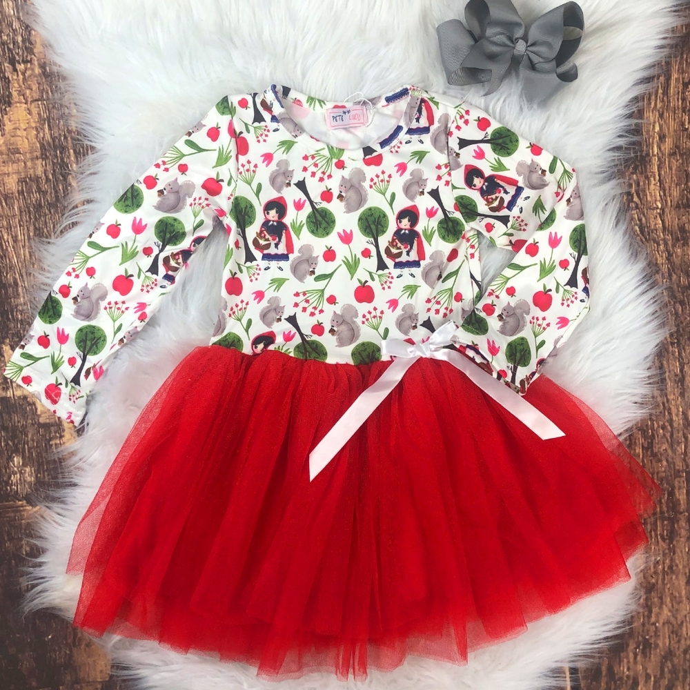 Little Red Riding Hood Tulle Dress